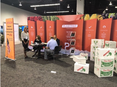 Plastpac showing corrugated produce boxes